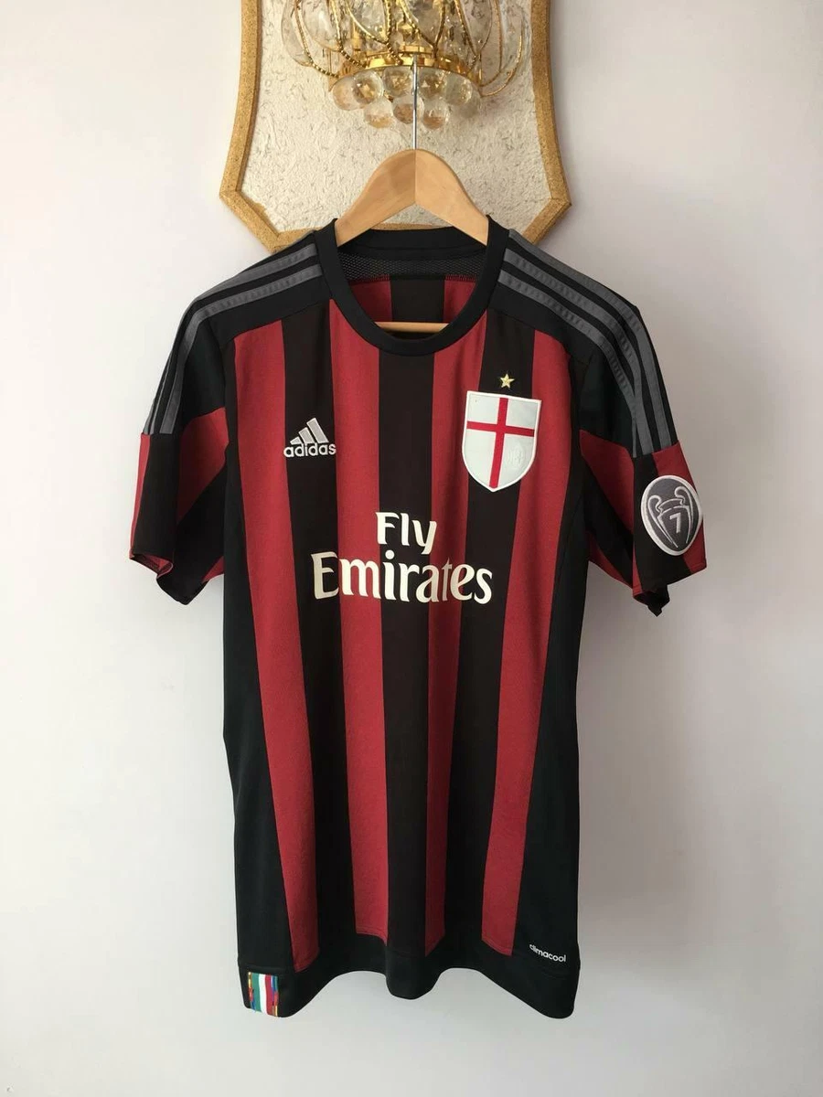 Ac Milan home shirt 2015/16 Adidas Size S Color Red