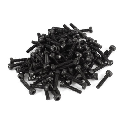 100 Stück 12,9 Stahllegierung Innensechskantflachkopf Schraube  Bolt M2x10