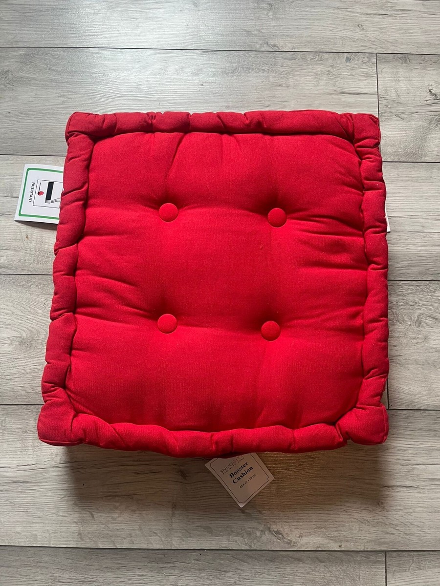 Booster Cushion Chair Seat Pad Chair Riser Thick Seat Red