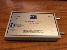 NVT Dual Video/Audio Transceiver Model NV-518A