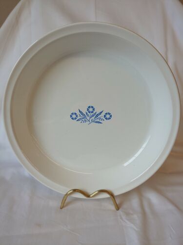 Vintage Corning Ware Blue Cornflower Pattern 9" Pie Pan Plate Dish P-309  - Picture 1 of 5