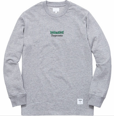 supreme floral logo tee