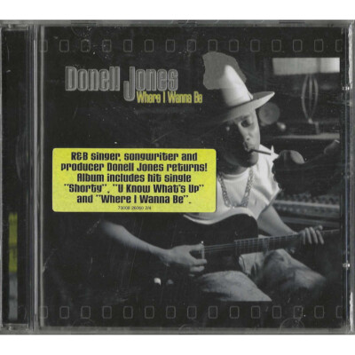 Donell Jones CD Where I Wanna Be / LaFace Records - 73008260602 Sealed
