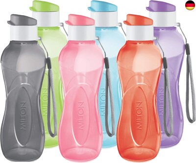 Trinkflasche Kinder Wiederverwendbare Wasserflasche 355 ml 6er-Set Trinkflasche