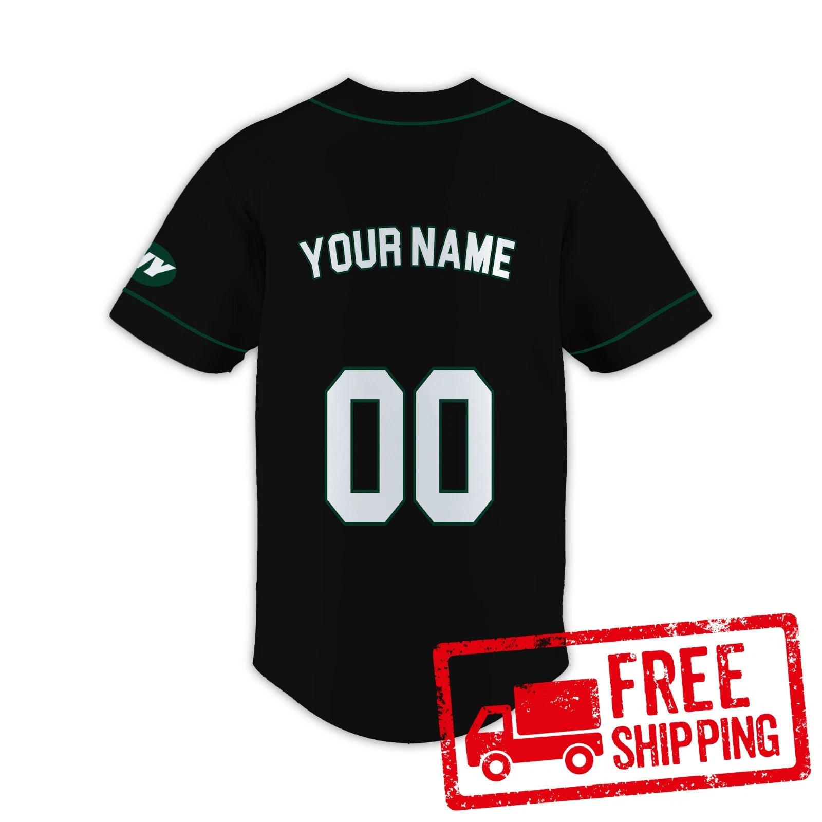 Custom Personalized, Jetss Team New York Baseball Jersey