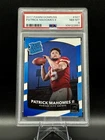 2017 Panini Donruss Rated Rookie RC #327 Patrick Mahomes II Chiefs PSA 8 ‼️