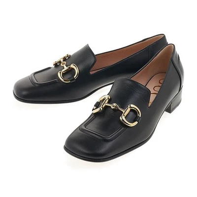 Gucci Women's Horsebit Leather Loafers 37760651 [P] - Photo 1/4