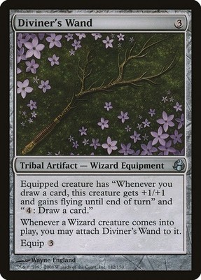 Morningtide Diviner's Wand MTG Magic the Gathering NM