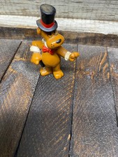 1986 Pound Puppies Miniature PVC Mini 2.5" Figurine Barkerville Top Hat Cane