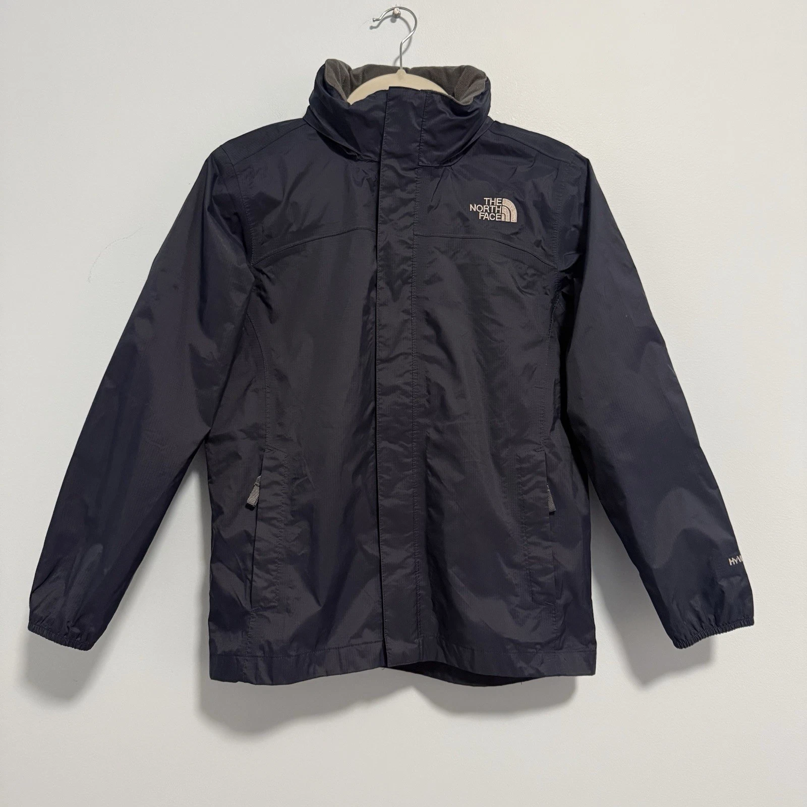 The North Face Boys Navy windbreaker Jacket Size L(12-14)