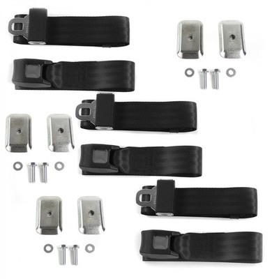 Early Cars 1941 - 1948 Standard 2pt BK Lap Bench Blt Kit w/BKTS 3 Belts  