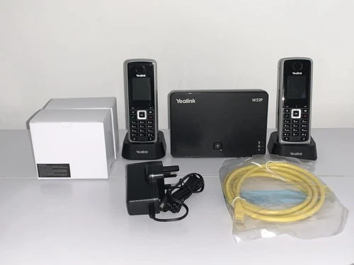 Yealink W52P Wireless Dect Phone inc 2 x W52H handsets**Inc VAT & 12m Warranty**