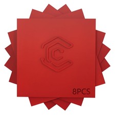 Creatorally 8 Pack Pre-Painted Colored Plywood Sheets,12x12x1/8 Inch 3mm 