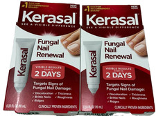 LOT OF 2 Kerasal Fungal Nail Renewal Treatment 0.33 fl oz NEW FAST SHIPPING