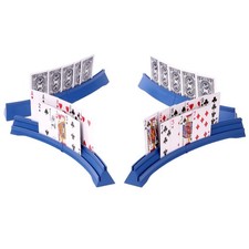 Stackable Card Holder, Double Layered Playing Card Holder Organizer Tray, 4 P...