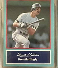 1988 CMC Don Mattingly Baseball Card Kit #1 Don Mattingly