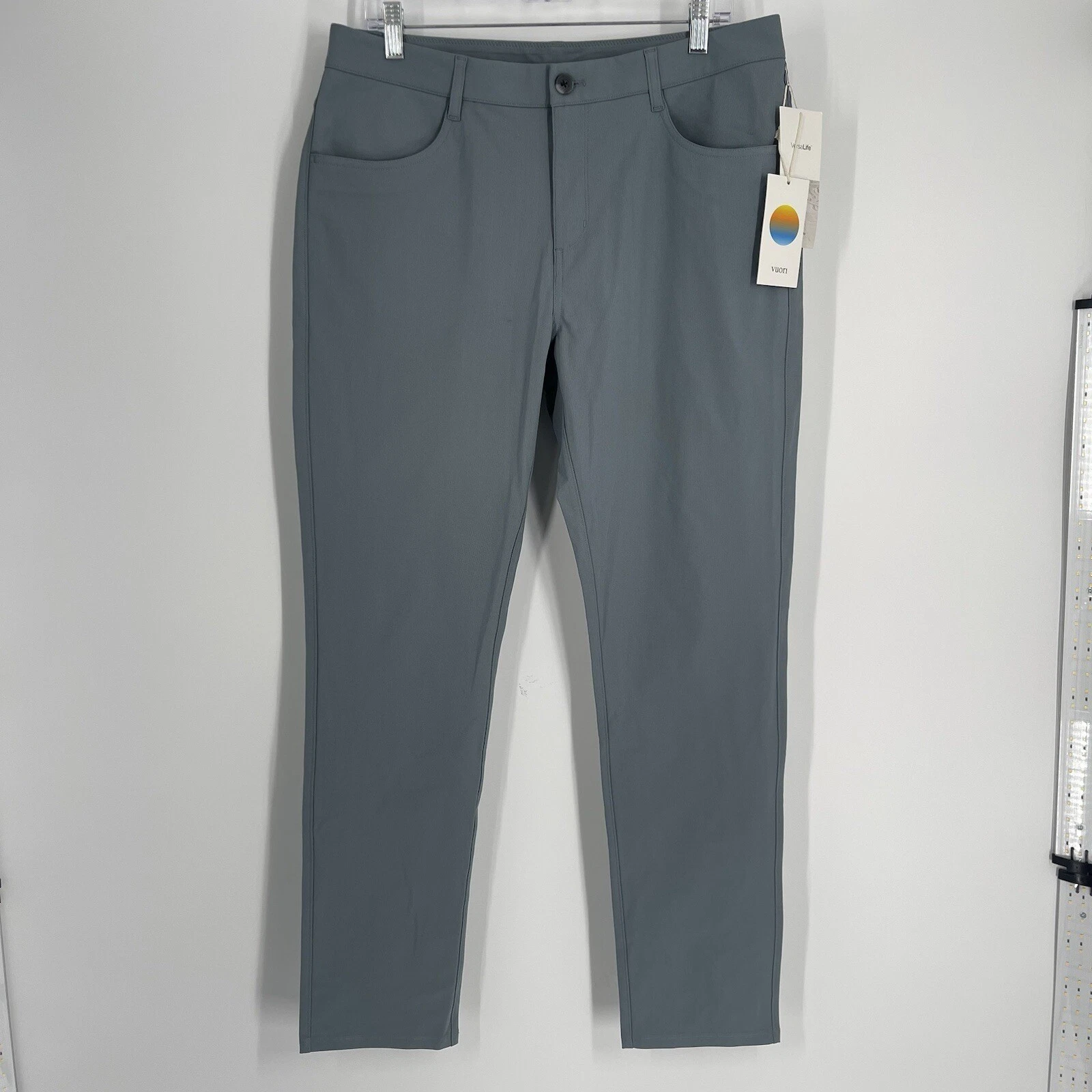 Vuori Meta Pant Athletic Slim Fit V430 Dusty Blue Mens Size 33 x 30 NEW