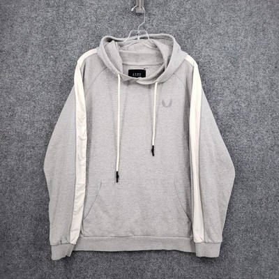 ASRV Aesthetic Revolution Hoodie Mens M Medium Gray Sweatshirt Pullover Heather