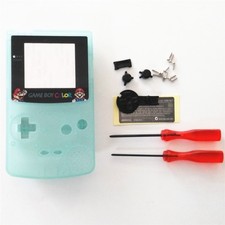 Luminous Transparent Green Housing Shell Button For Nintendo Game Boy Color GBC