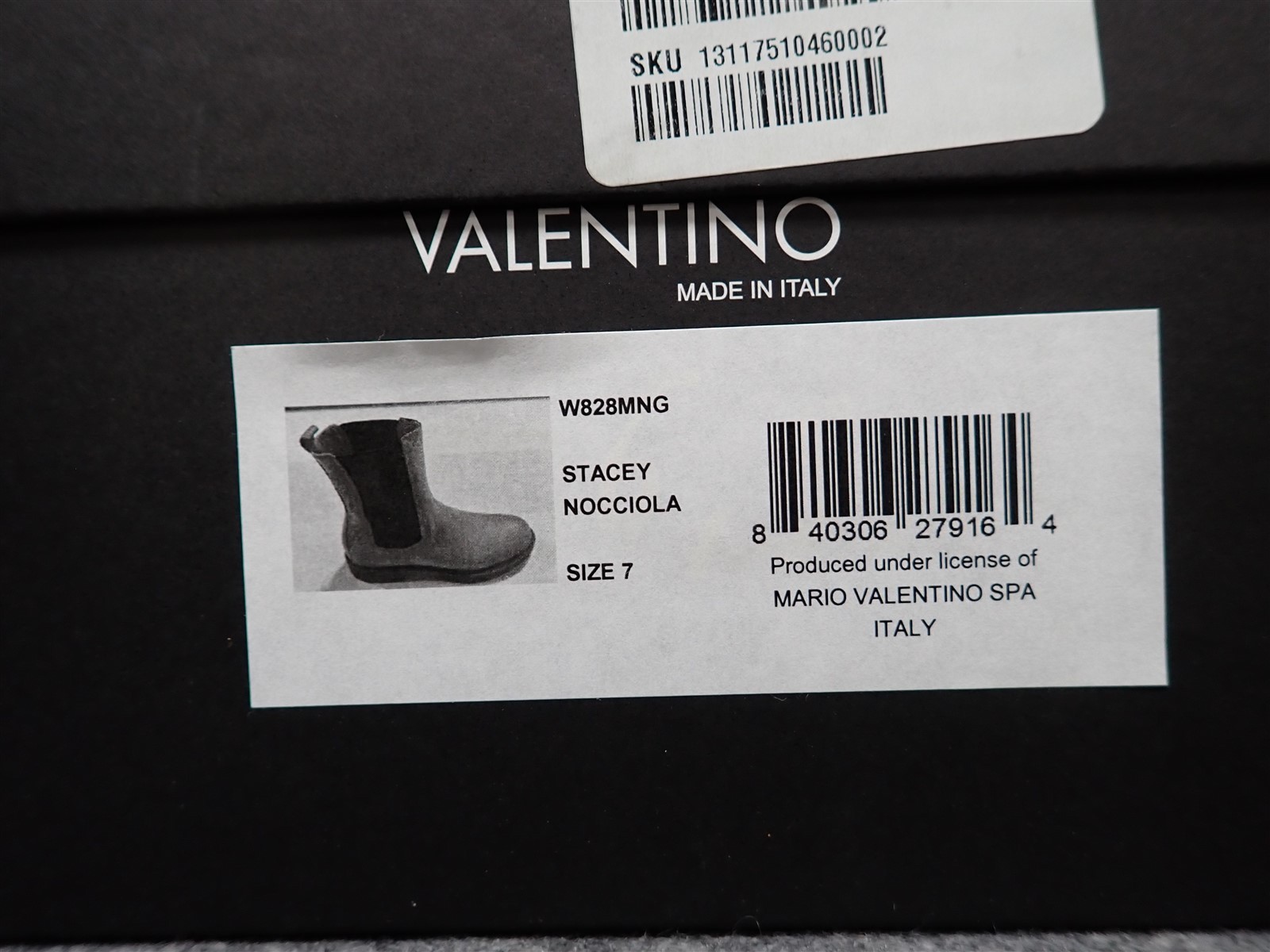 NEW Valentino Stacey Monogram Leather Boots Nocciola Women's Size 7 (SS58) thumbnail 6