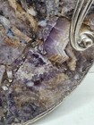 Natural Amethyst Agate 12" Serving Tray With Silver  Edges &Handles  — photo 6