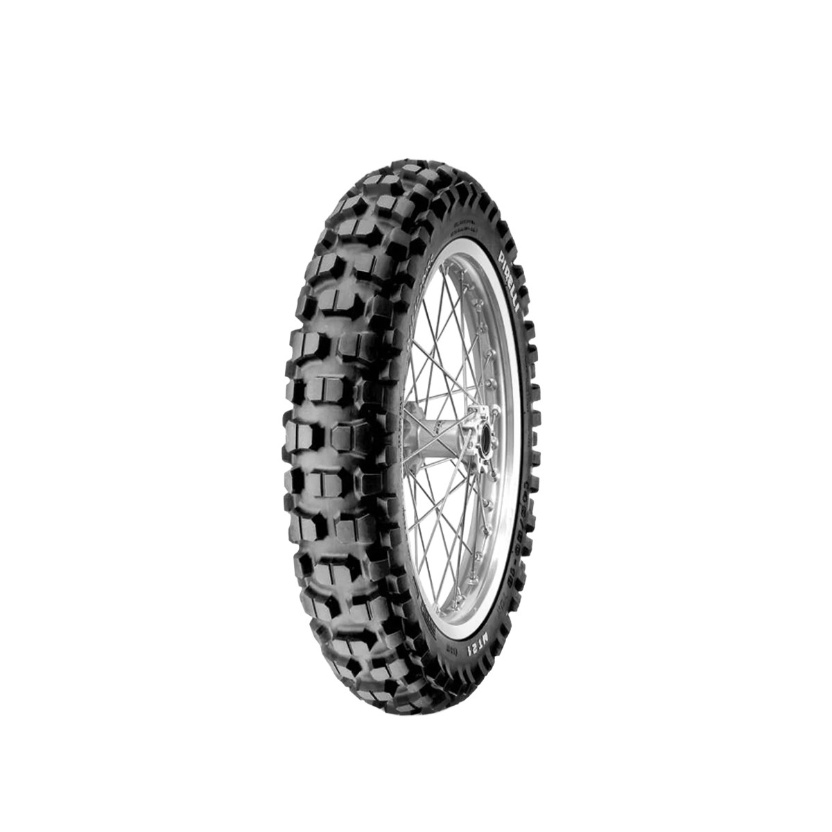 110/80-18 58P Pirelli MT21 Rallycross Rear Motorcycle Tyre Tubed