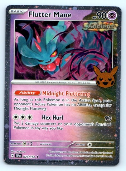 Flutter Mane 078/162 ~ Cosmo Holo English Near Mint