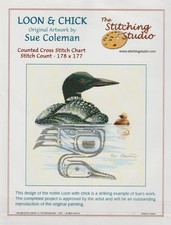 Loon & Chick by The Stitching Studio cross st...