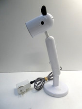 IKEA KRUX WHITE GIRAFFE ANIMAL DISCONTINUED FOLDING DESK LAMP STUDIO OFFICE