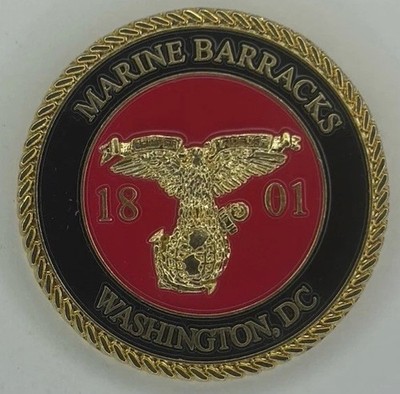 USMC Marine Barracks Washington D.C. 8th & I 2006 Challenge Coin EGA 1775-2006