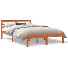 Bed Frame King Size Wooden 150x200cm Wood Bedroom 