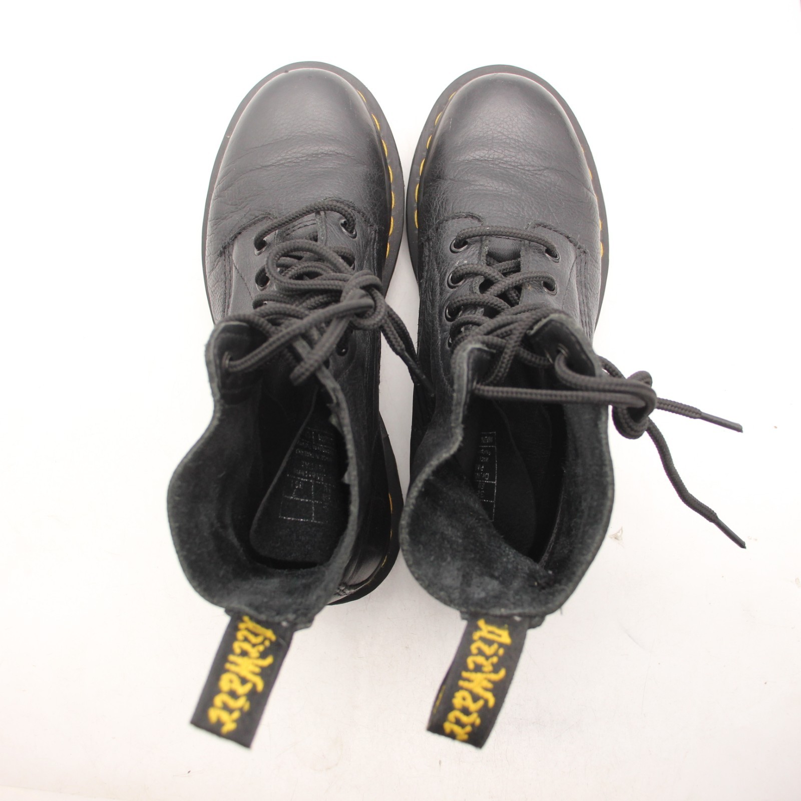 Doc Dr Martens Pascal Black Soft Leather Women's Size 7 Boots thumbnail 7
