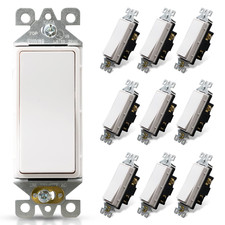 3 Way Decorative Light Switch, 15Amp, 120-277...