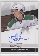 2014 Upper Deck Premier Rookie Spectrum Silver 40/49 John Klingberg #67 Auto pa6