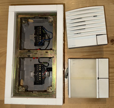 1Stk. Siedle Lautsprecher Modul TLM 611-02 + 1Stk. TM 611-2 Tastenmodul 2fach