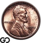 1932 Lincoln Cent Wheat Penny RB Choice Gem BU++