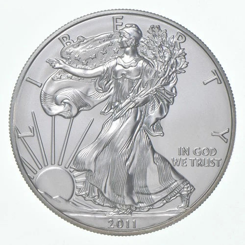 2011-S American Silver Eagle — photo from the most recent tracked eBay sale