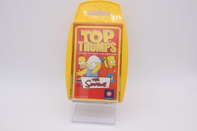 Top Trumps The Simpsons Quartett Kartenspiel Winning Moves im Kunststoffcase
