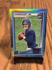 2025 Panini Donruss Rated Rookie Jaxson Dart #400 Optic Preview Holo Prizm (RC)