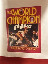 The World Champion Phillies 1980 Magazine & The Road To Victory Vintage Baseball