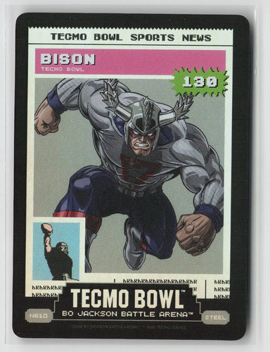 2026 Bo Jackson Battle Arena Tecmo Bowl Bison News #N610 130 Power Steel