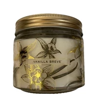 New Bellevue Luxury 2 Wick Candle Vanilla Breve 12-Oz Soy Blend