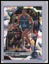 2024 Panini Prizm WNBA #63 Diamond Miller Ice Prizms