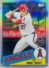 2020 Topps Chrome #85TC-1 Mike Trout 1985 Topps Silver Refractor LA Angels MLB