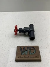 Asahi America EPDM 1" PVC Manual Globe Gate Valve 150PSI 125F Chem Resist NOB