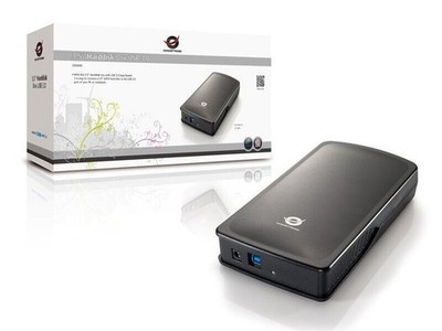 Conceptronic Speicherlaufwerksbehälter, Externe Box HDD Graphit