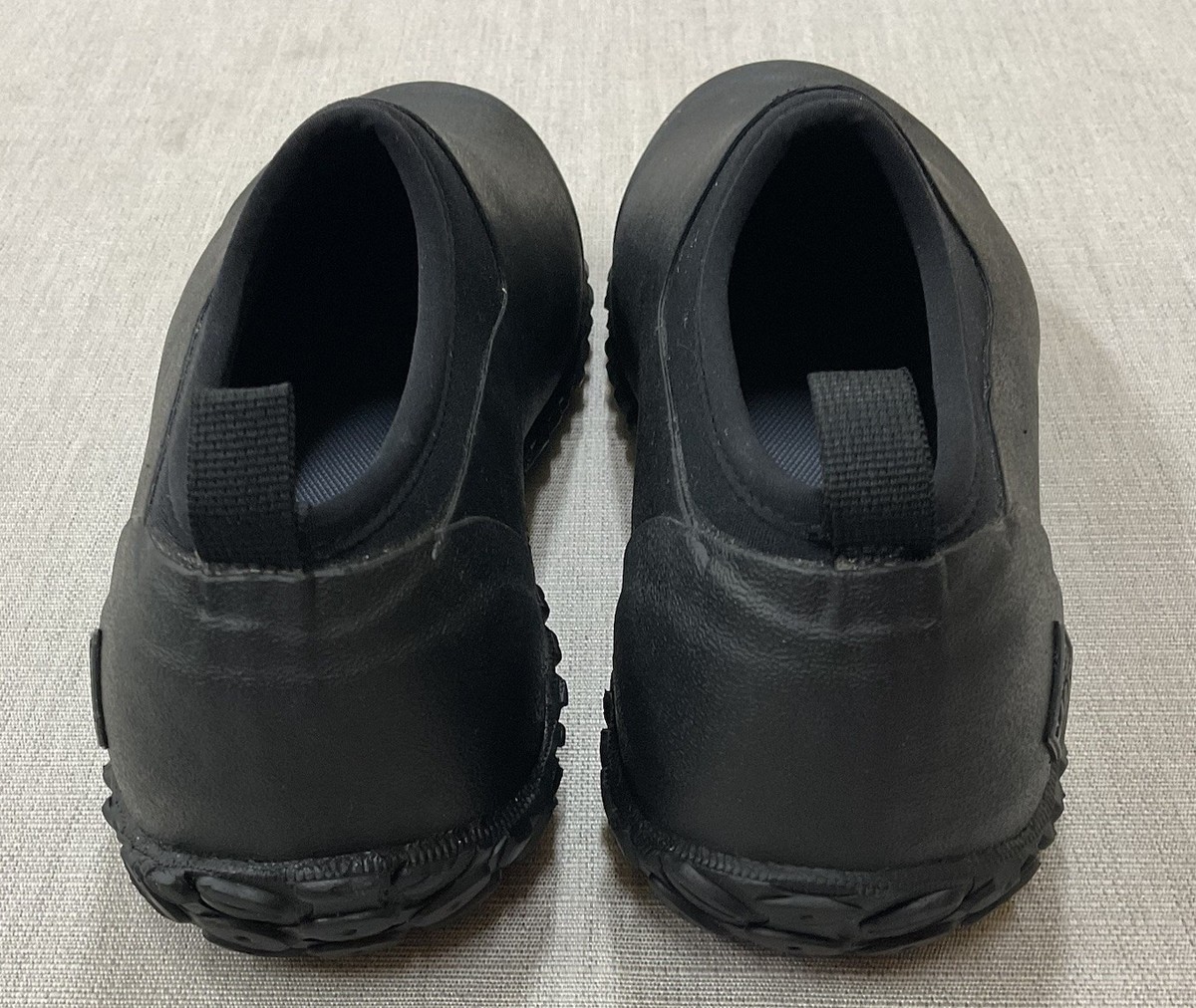 Muck Mens Muckster II Low Rubber Hunting Rain Shoes Black 