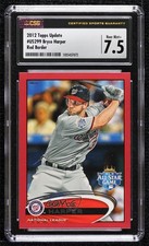 2012 Update All-Star Target Red Bryce Harper (Missing Foil) CSG 7.5 Rookie RC