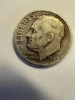 1947 P 90% Silver Roosevelt Dime Average Condition Free Shipping