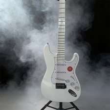 ST Electric Guitar Maple Neck Fretboard Tremolo Bridge bone nut Basswood Body